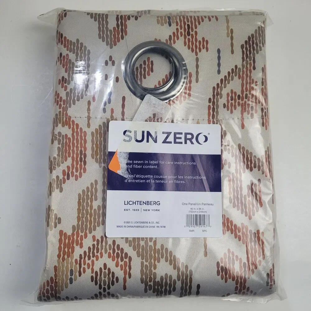 NEW Sun Zero 40 x 96 One Grommet curtain panel 'Spice' #CT20